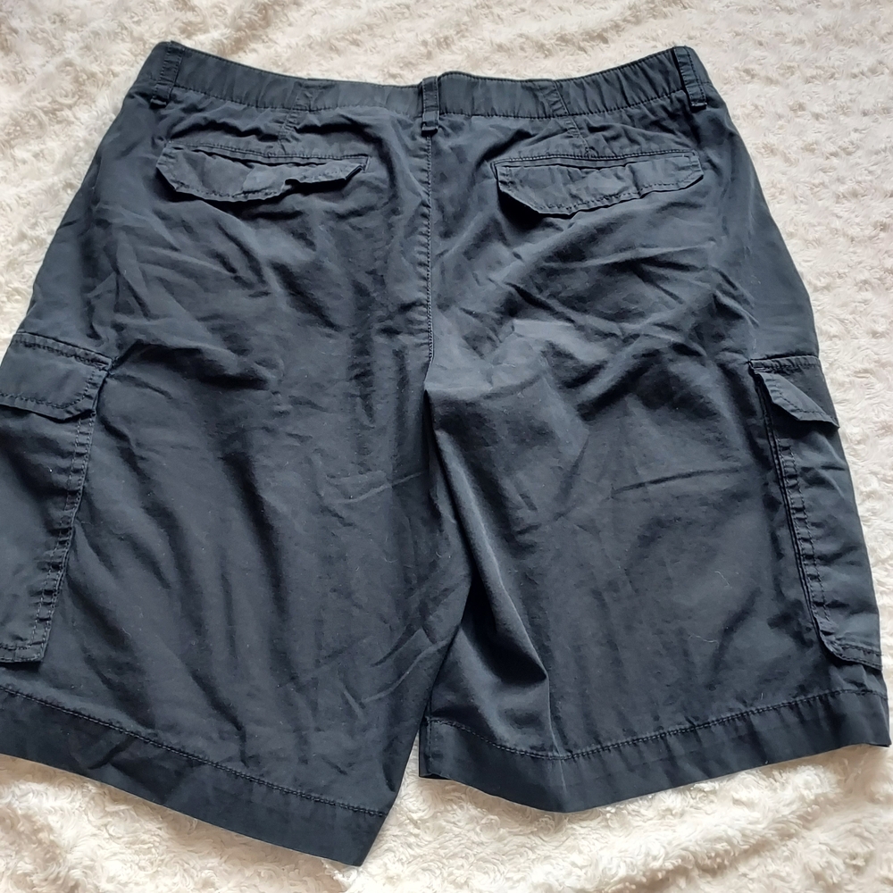 Apt. 9 Men's W36 Premier Flex Black Cargo Shorts Casual Everyday Normcore Summer - Picture 3 of 6